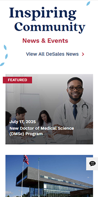 News and Events Section