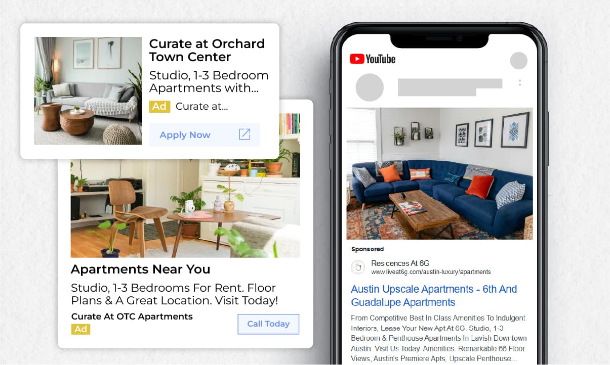 Apartment digital advertisement
