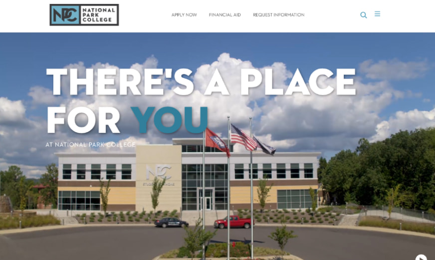National Park College Homepage impact area