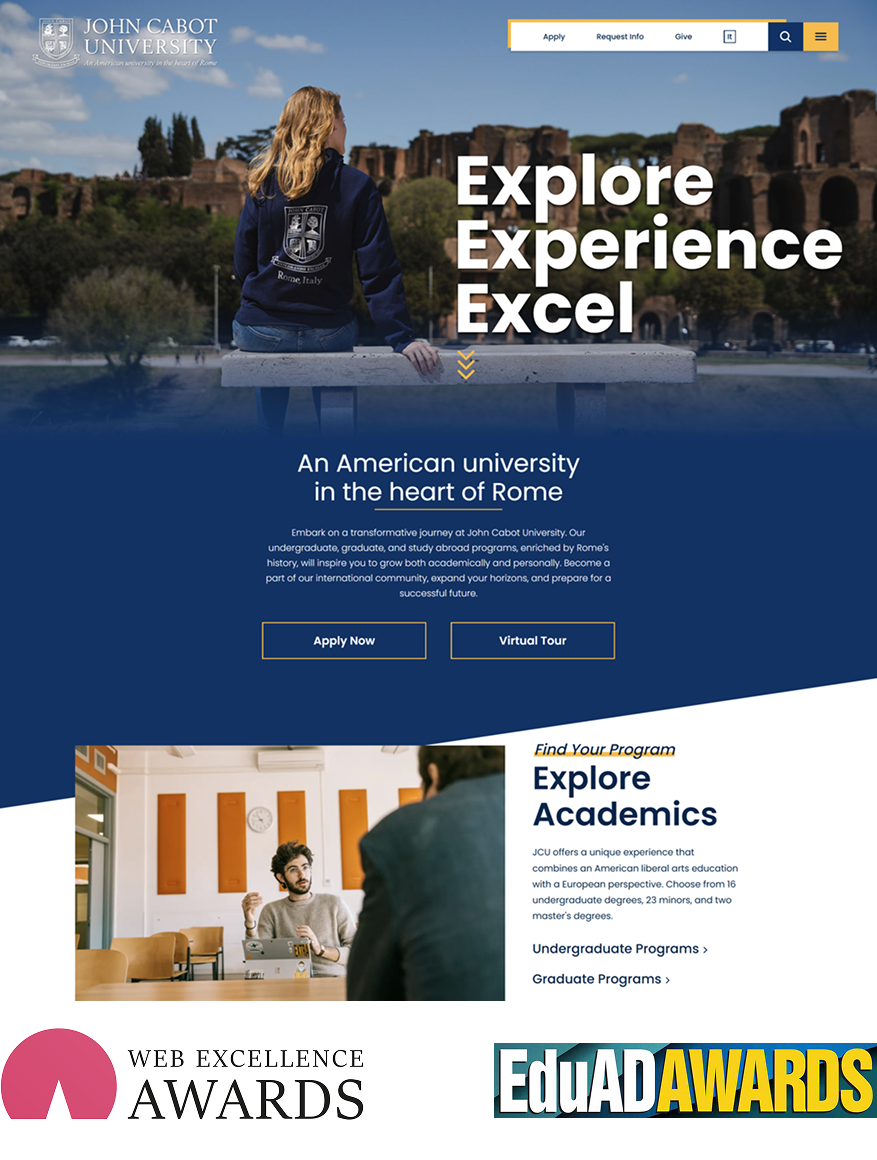 John Cabot University homepage