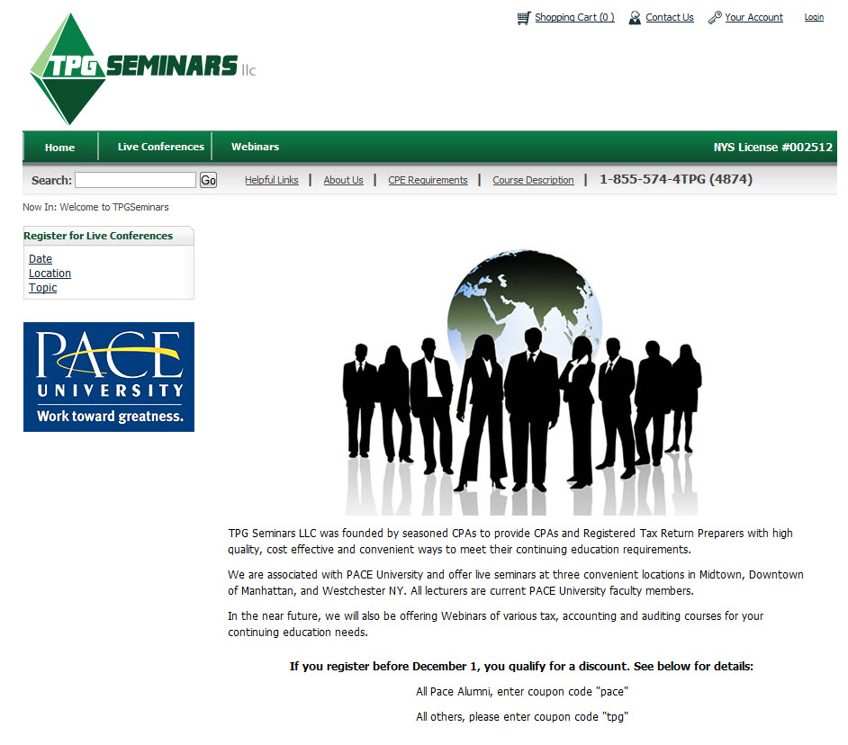 TPG Website