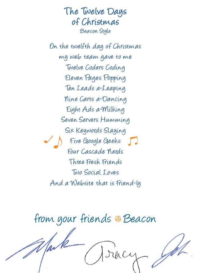2016 Beacon Holiday Card - Jingle