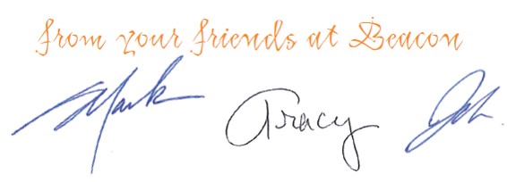 2017 Beacon Holiday Card Signed