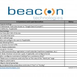 Basic GA Setup Checklist--Beacon Technologies