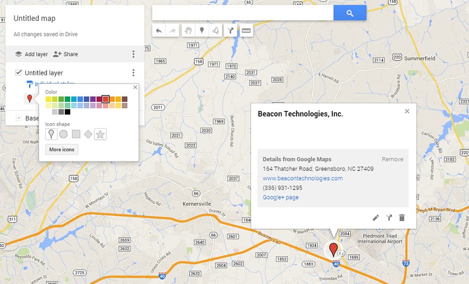 Editing Your Google Map