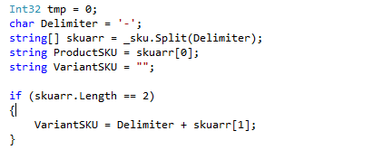 Parse_Sku_field