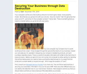 How to Identify Content and Take