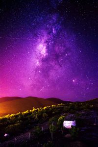 Photo by Luck Galindo from Pexels. picture of night sky and a landscape