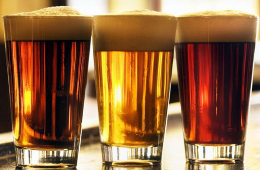 Beer glasses
