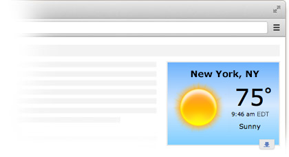 Accuweather Widget