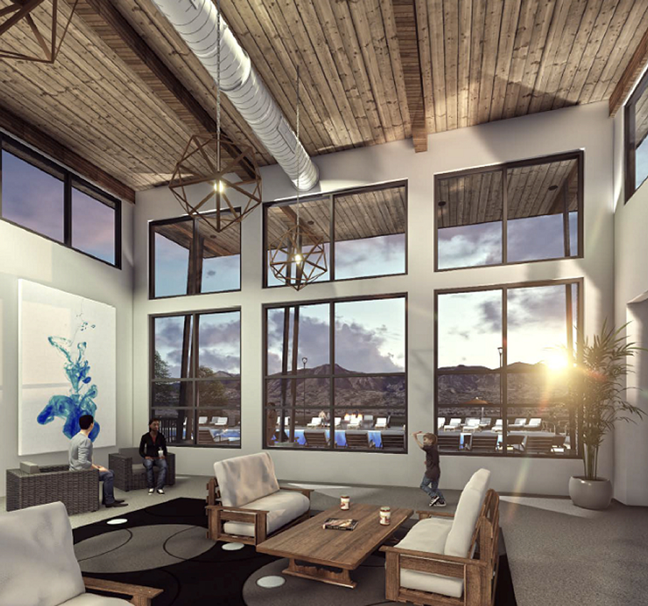 Concept apartment room