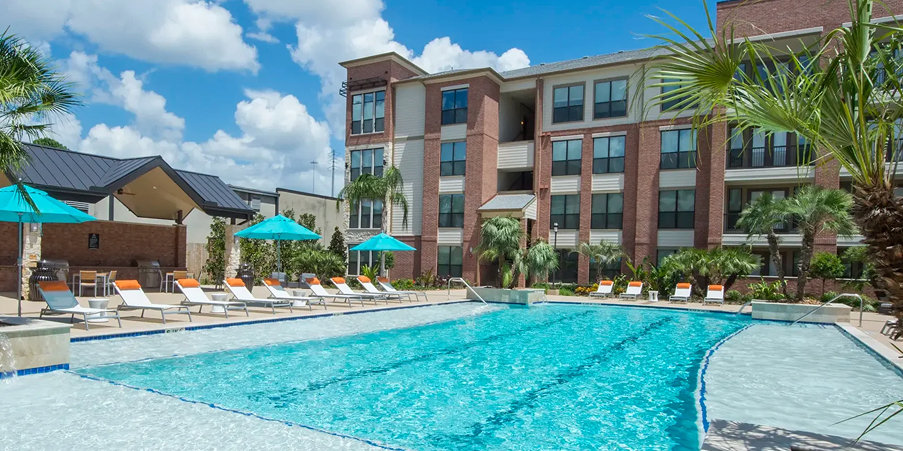 Allied property with pool