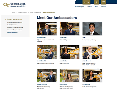 GT Alumni Interior Page